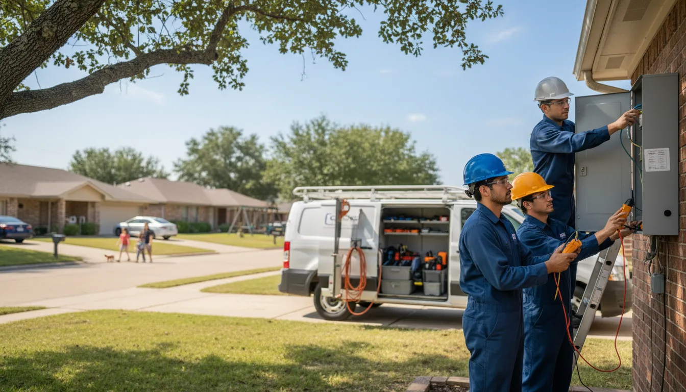 Certified electrician providing emergency electrical services in Dill City, OK
